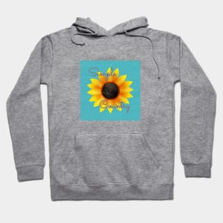 Simple Country Sunflower Hoodie